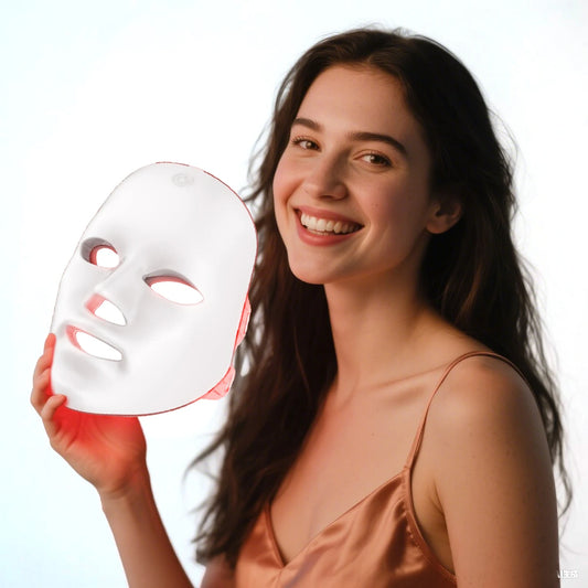 Masque facial LED photonique 7 couleurs - Émeraude