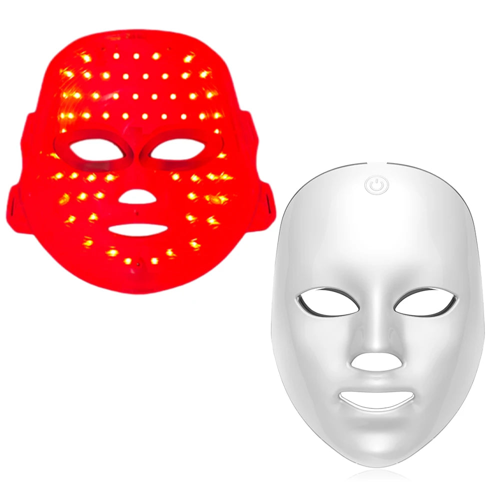 Masque facial LED photonique 7 couleurs - Émeraude