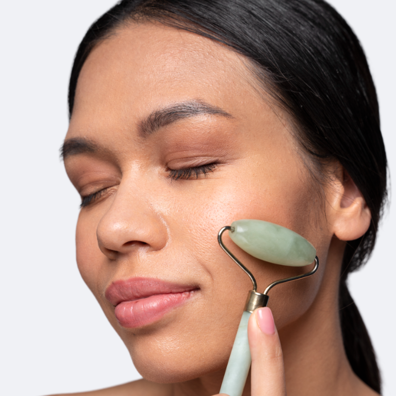 Rouleau et Gua-Sha - Émeraude