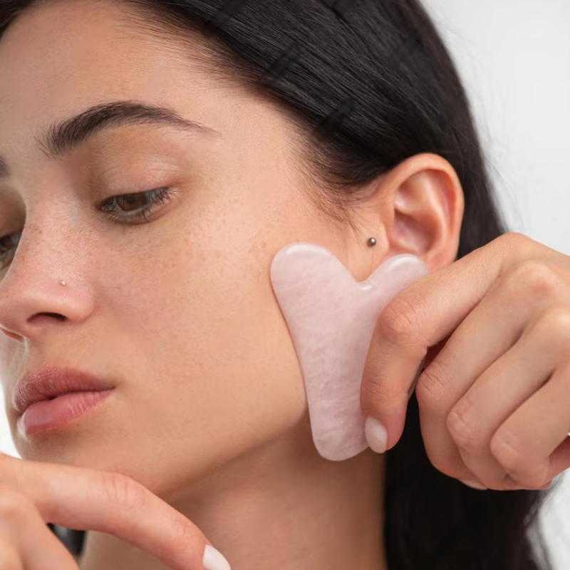 Rouleau et Gua-Sha - Émeraude